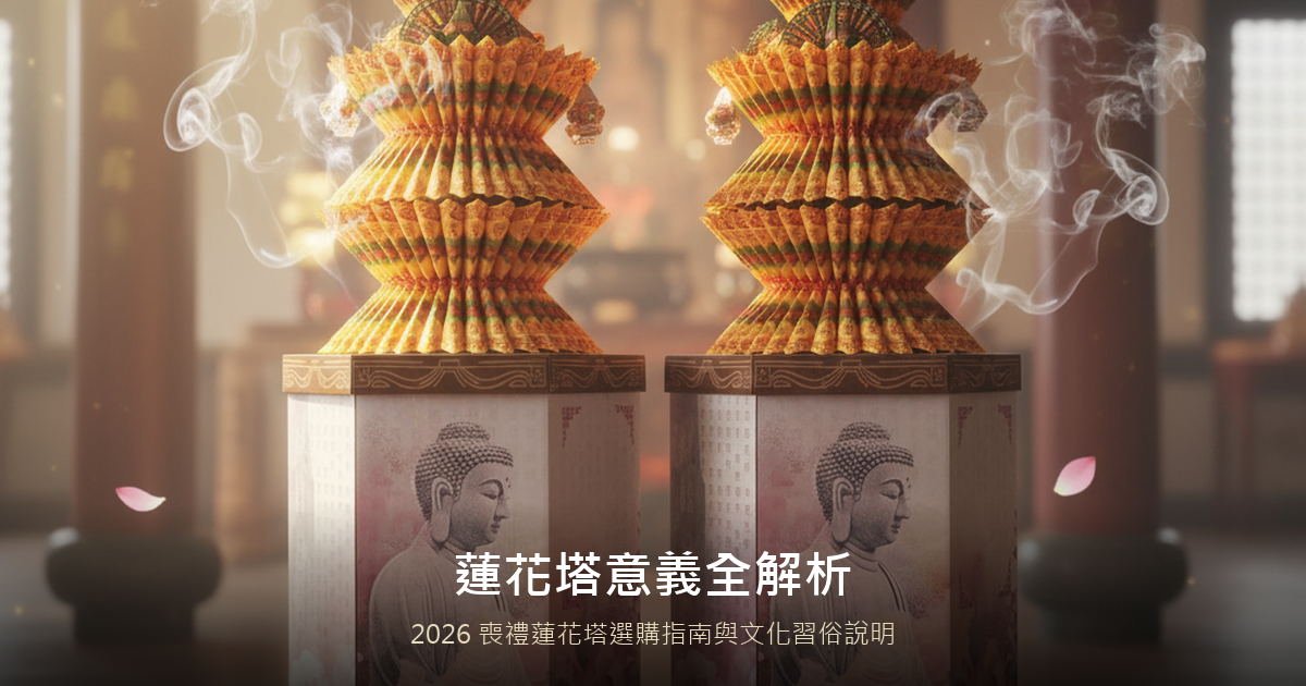 蓮花塔意義 - 紙紮蓮花塔喪禮選購指南