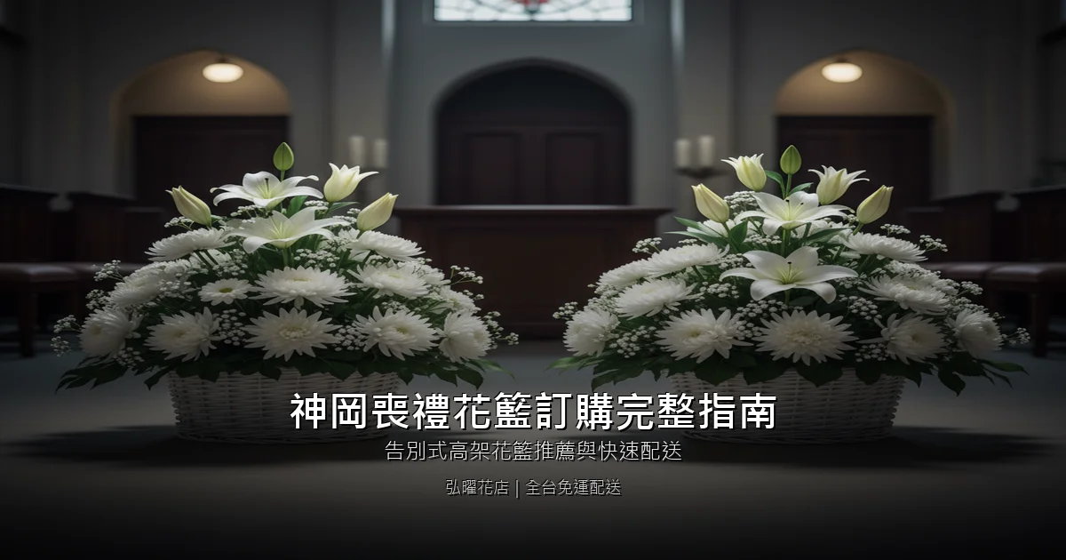 台中神岡喪禮花籃訂購完整指南｜告別式高架花籃推薦與快速配送